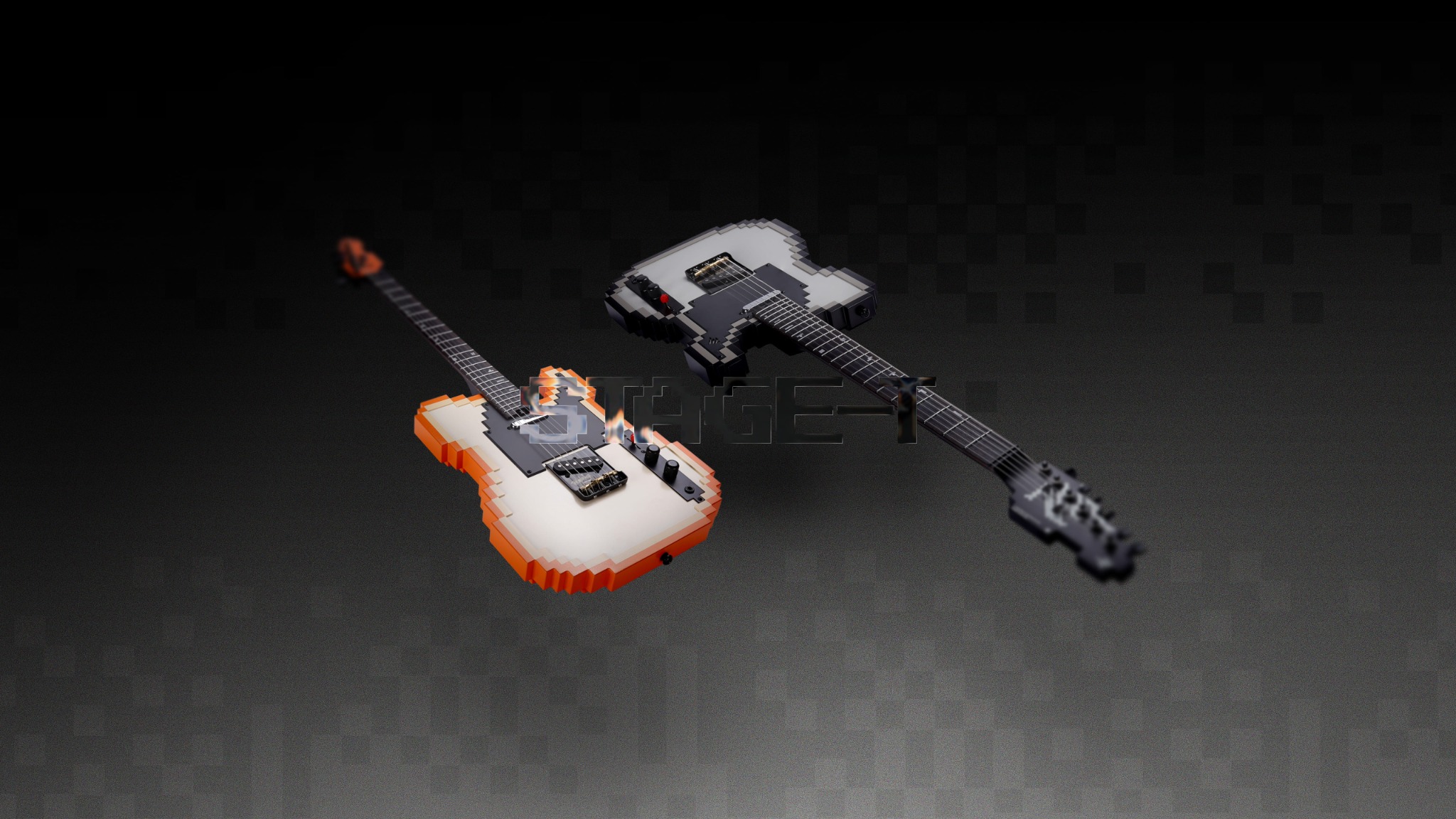 Mojolnir Stage-T Pixel original guitar lineup